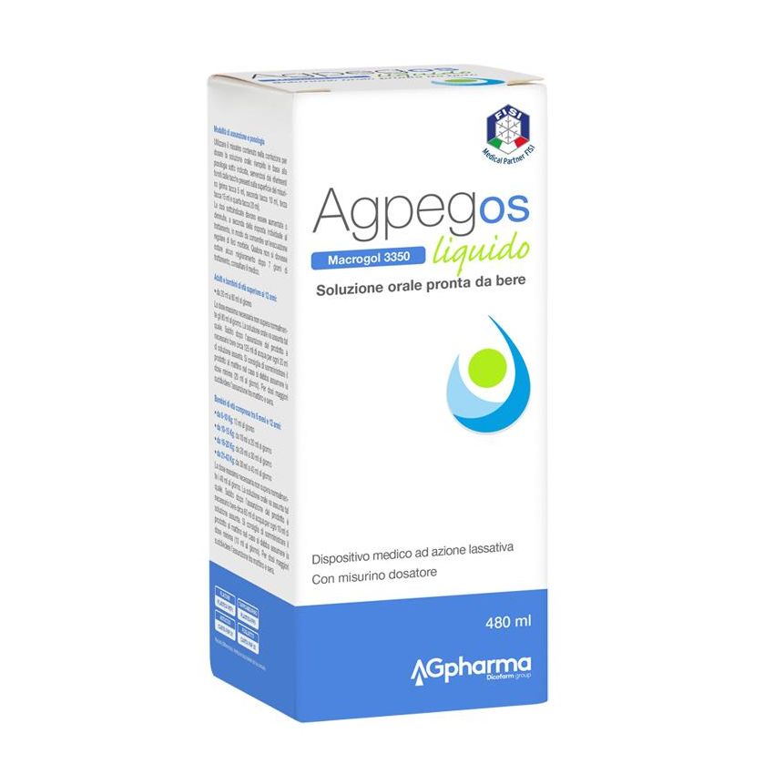 Agpeg Macrogol 3350 Soluzione Liquida - 480ml