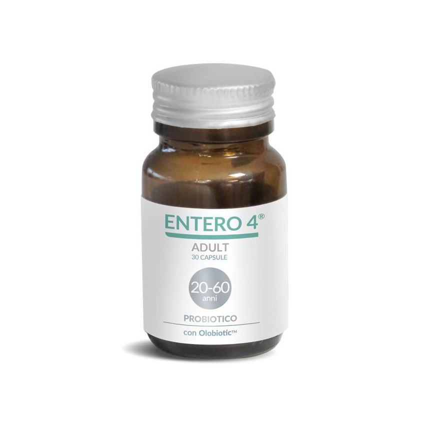 Entero 4 - Capsule Digestive per Adulti - Confezione da 30 Pezzi