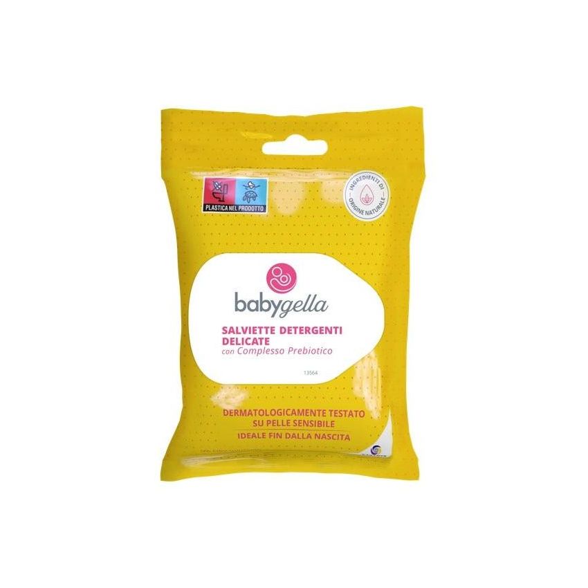 Babygella Salviette con Complesso Prebiotico - 15 Pezzi