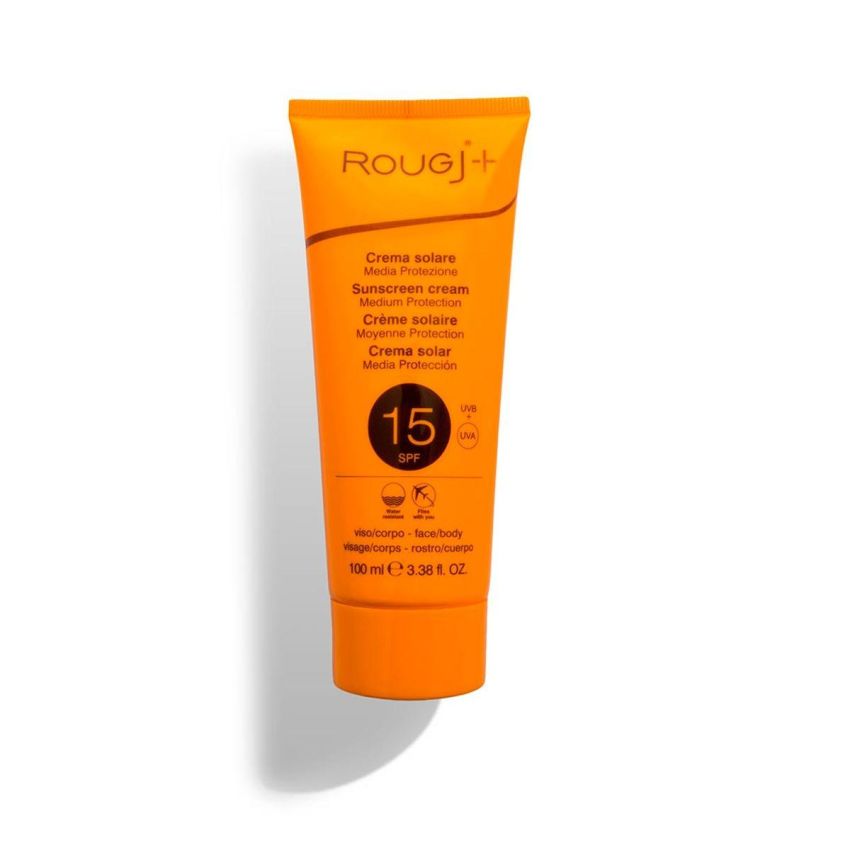 Rougj Crema Solare Corpo e Viso, SPF15, 100ml