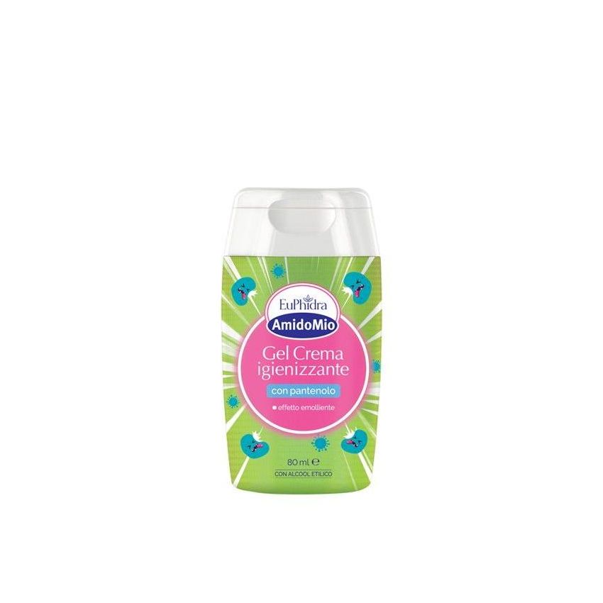 Euphidra Amidomio Gel Crema Igienizzante per Mani, 80ml