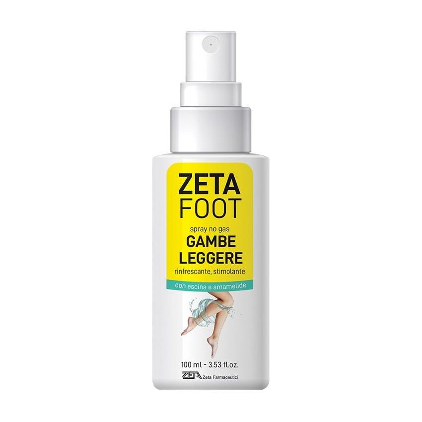 Spray Senza Gas Zeta Foot per Gambe Leggere - 100ml