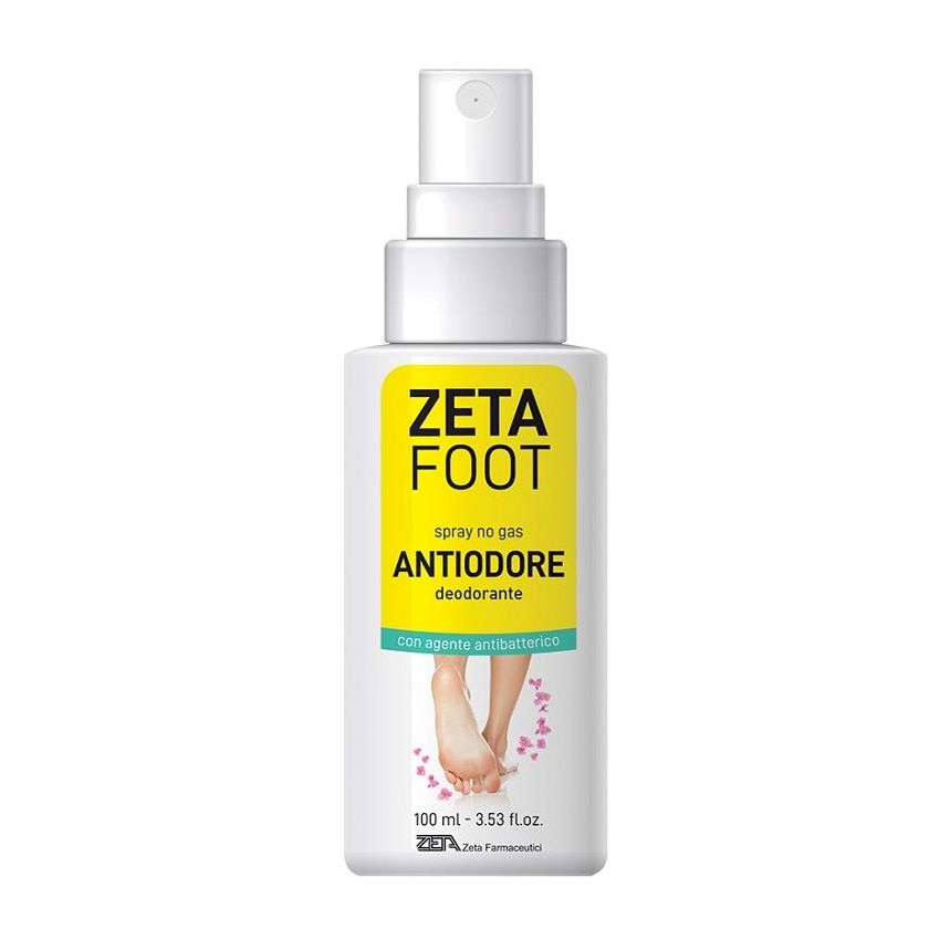 Zeta Antiodore Spray Piedi Senza Gas, 100ml