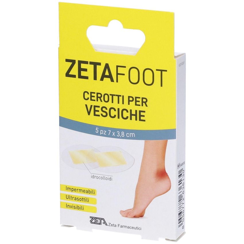 Spray Cerotto Idrocolloidale Zeta Foot per Vesciche - 5 Pezzi