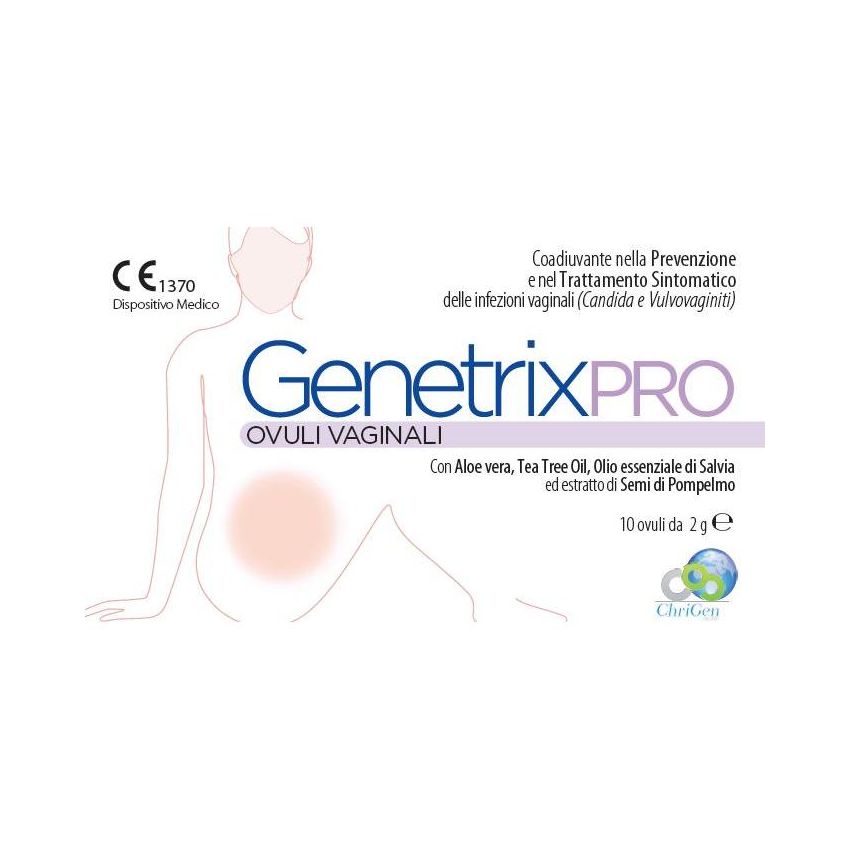 Genetrix Pro: Pacchetto di 10 Ovuli Vaginali