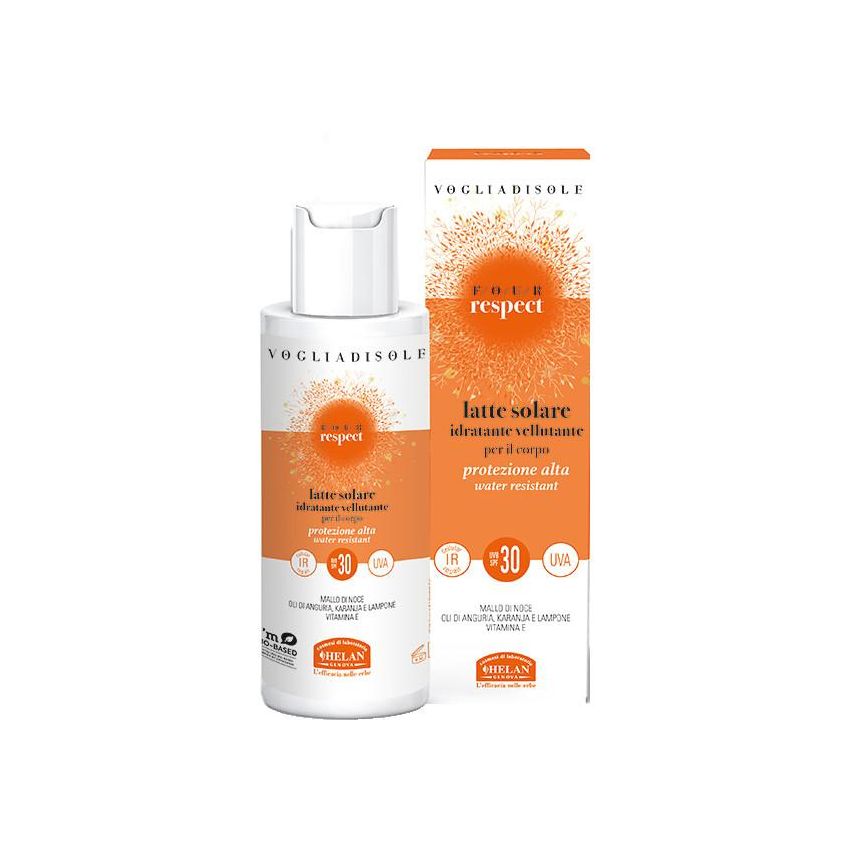 Helan Voglia Di Sole: Latte Solare SPF30 - Protezione Quadrupla, 150ml