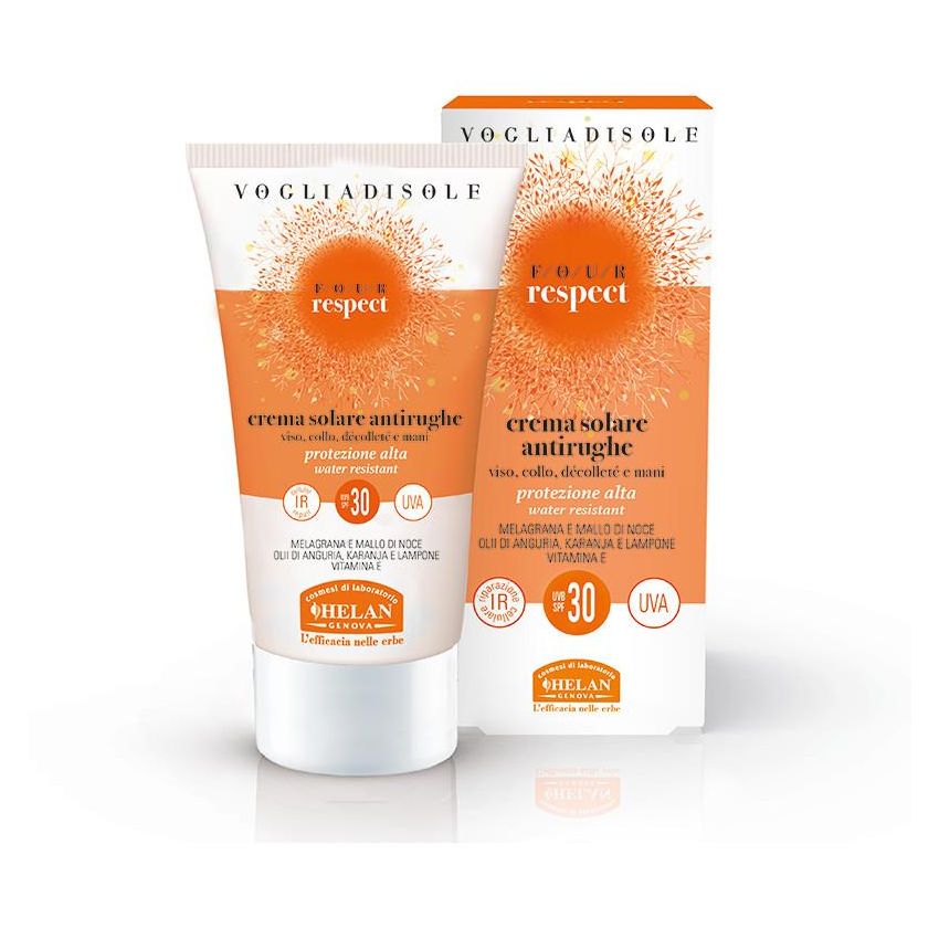 Helan Voglia Di Sole - Crema Solare Anti-Invecchiamento SPF30, 50ml