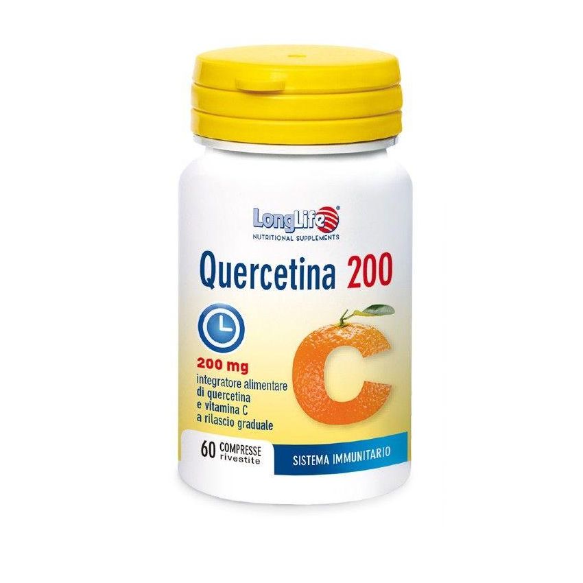 Longlife Quercetina 200 - 60 Compresse per la Longevità