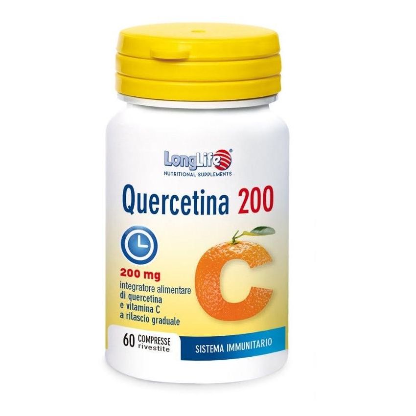 Longlife Quercetina 200 - 60 Compresse per la Longevità