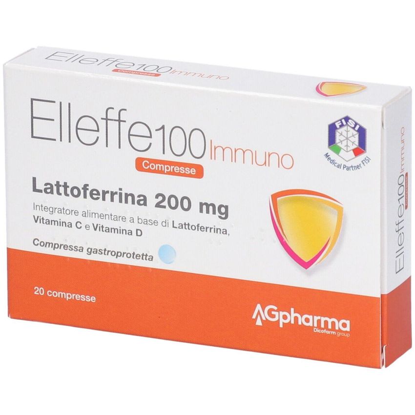 Elleffe 100 Immuno - Potenziatore del Sistema Immunitario - 20 Compresse