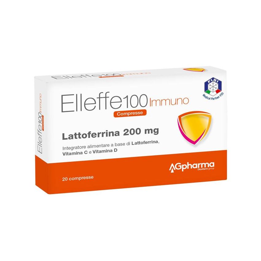 Elleffe 100 Immuno - Potenziatore del Sistema Immunitario - 20 Compresse
