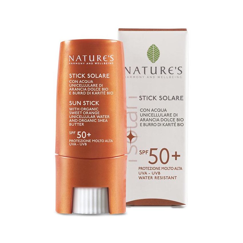 Nature's Solari Stick Solare SPF50+ per Zone Delicate, 9ml