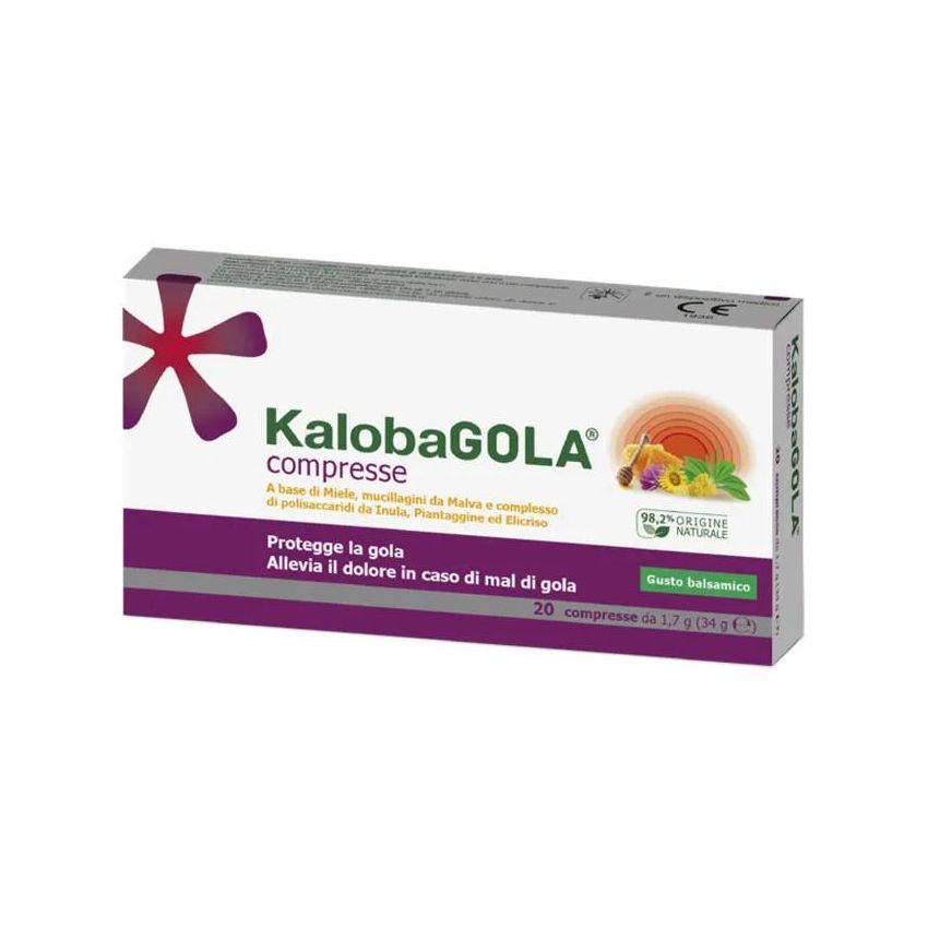 Kalobagola Balsamico - 20 Compresse per Raffreddore e Tosse