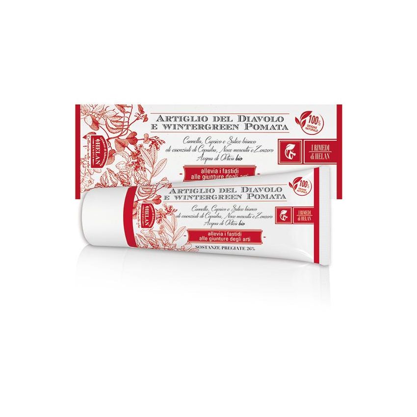 Pomata Helan I Rimedi con Artiglio del Diavolo e Wintergreen - 75ml