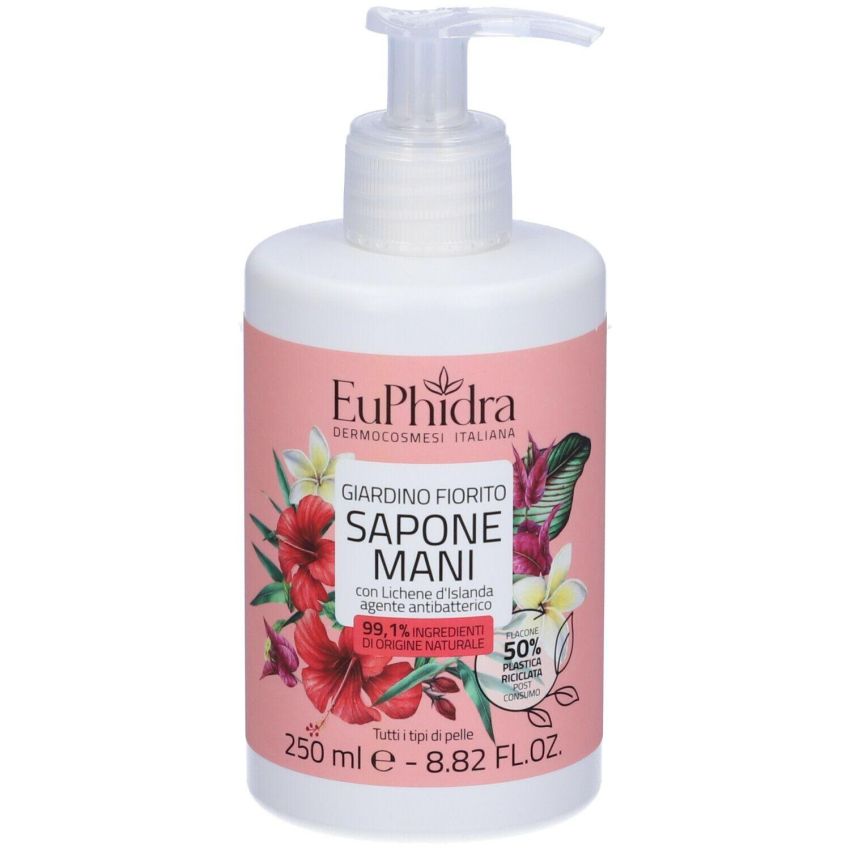 Euphidra Fiorito Giardino Sapone Liquido per Mani 250ml
