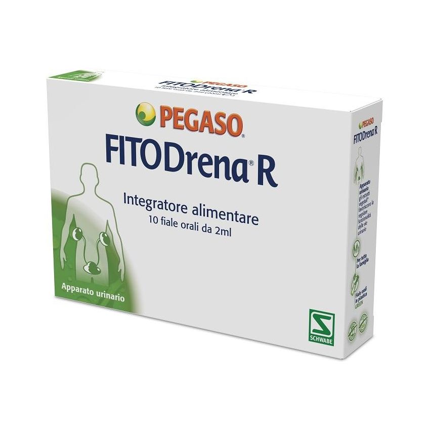 Fitodrena R - 10 Fiale da 2ml per Detox e Drenaggio Naturale