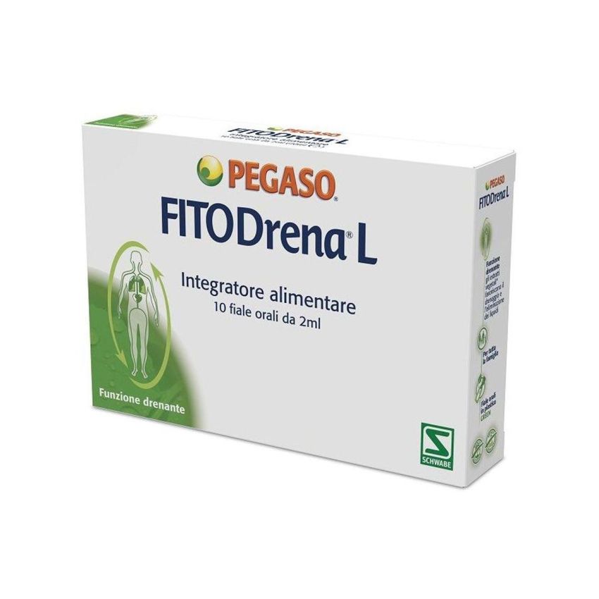 Fitodrena L - Gocce Detoxificanti, 10 Fiale da 2ml
