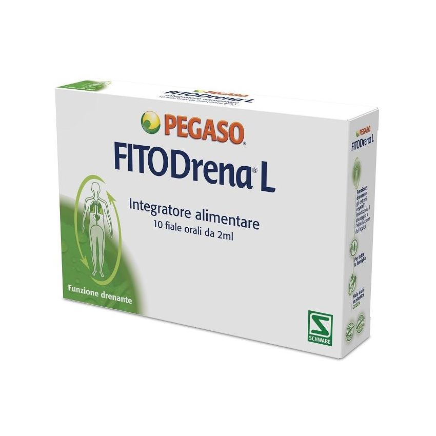 Fitodrena L - Gocce Detoxificanti, 10 Fiale da 2ml