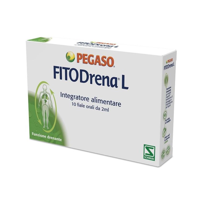 Fitodrena L - Gocce Detoxificanti, 10 Fiale da 2ml