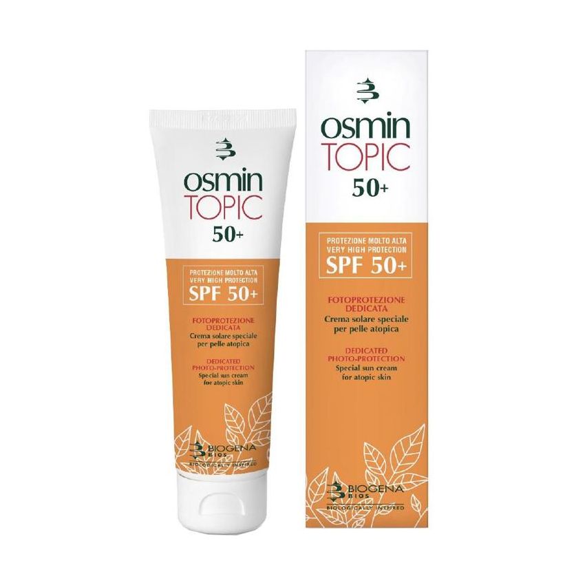 Osmin Topic Crema Solare SPF50+ per Pelle Atopica, 90ml