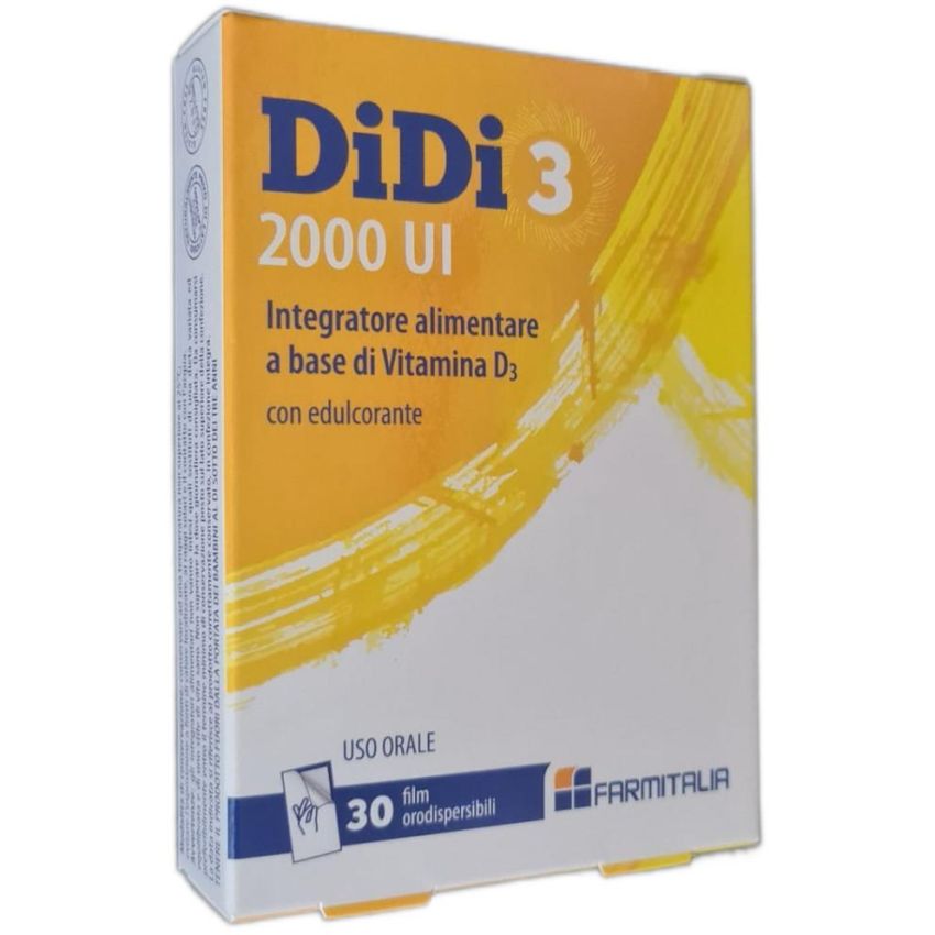Didi 3 2000 UI: 30 Film per uso Orodispersibili