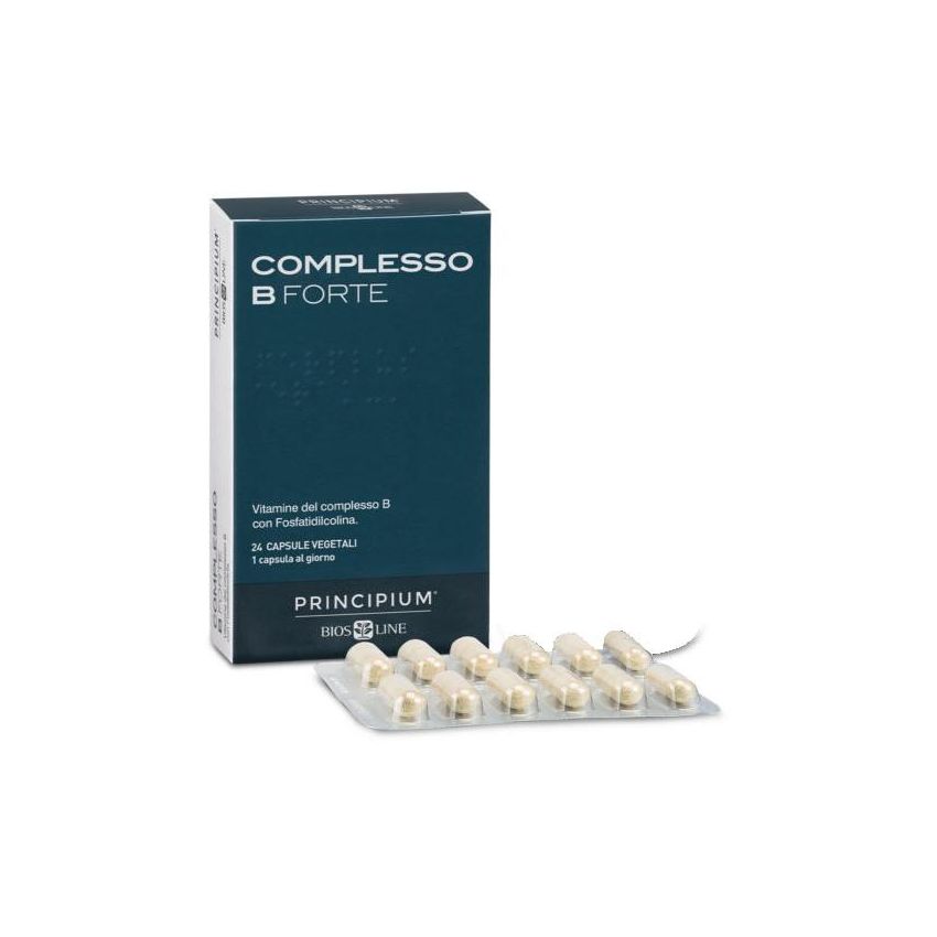 Bios Line Principium B Complex Extra Strength 24 Veggie Capsules