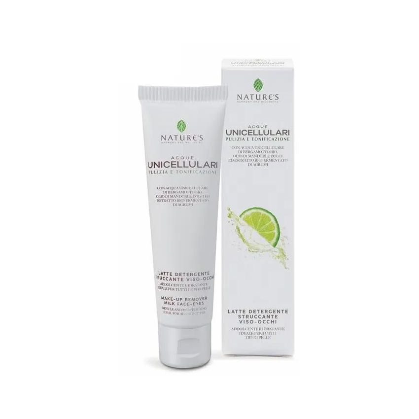 Nature's Latte Detergente Struccante Unicellulare per Viso e Occhi, 150ml