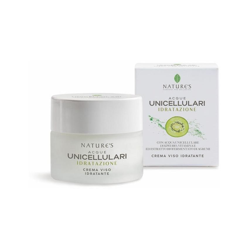 Crema Idratante Viso da Nature's con Acque Unicellulari, 50ml
