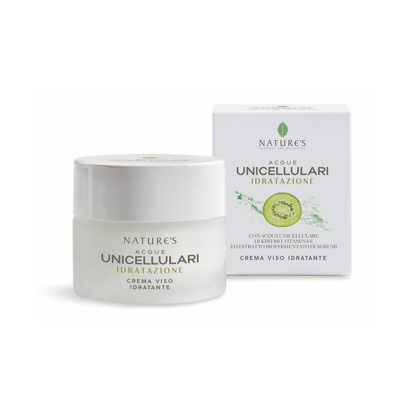 Crema Idratante Viso da Nature's con Acque Unicellulari, 50ml