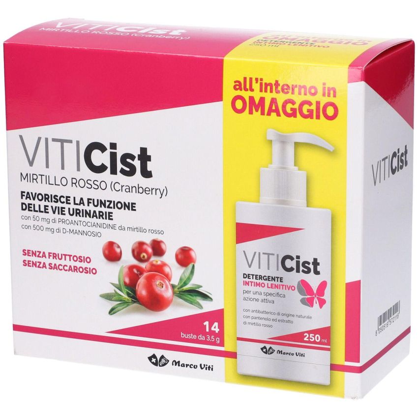 Set Viti Cist: Integratore di Mirtillo e Detergente Intimo