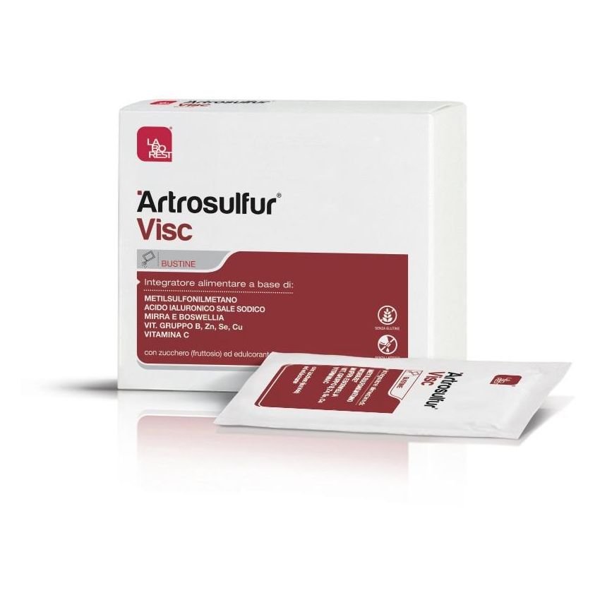 Artrosulfur Visc - Integratore per Articolazioni, 16 Bustine da 6g
