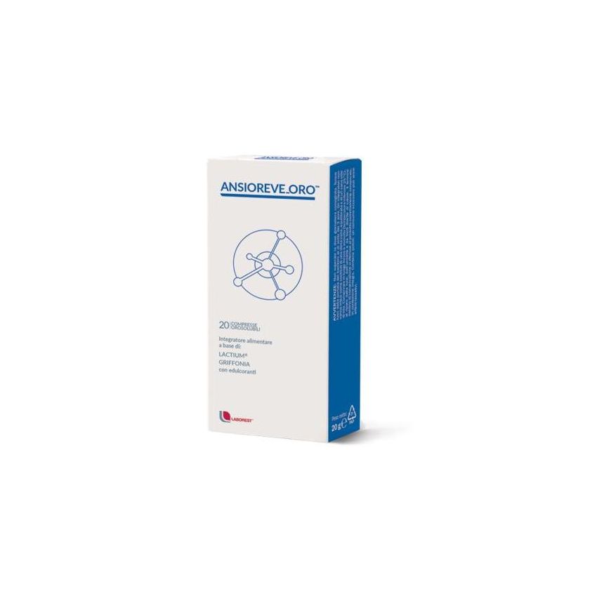 Ansioreve Oro - Calmante Naturale, 20 Compresse