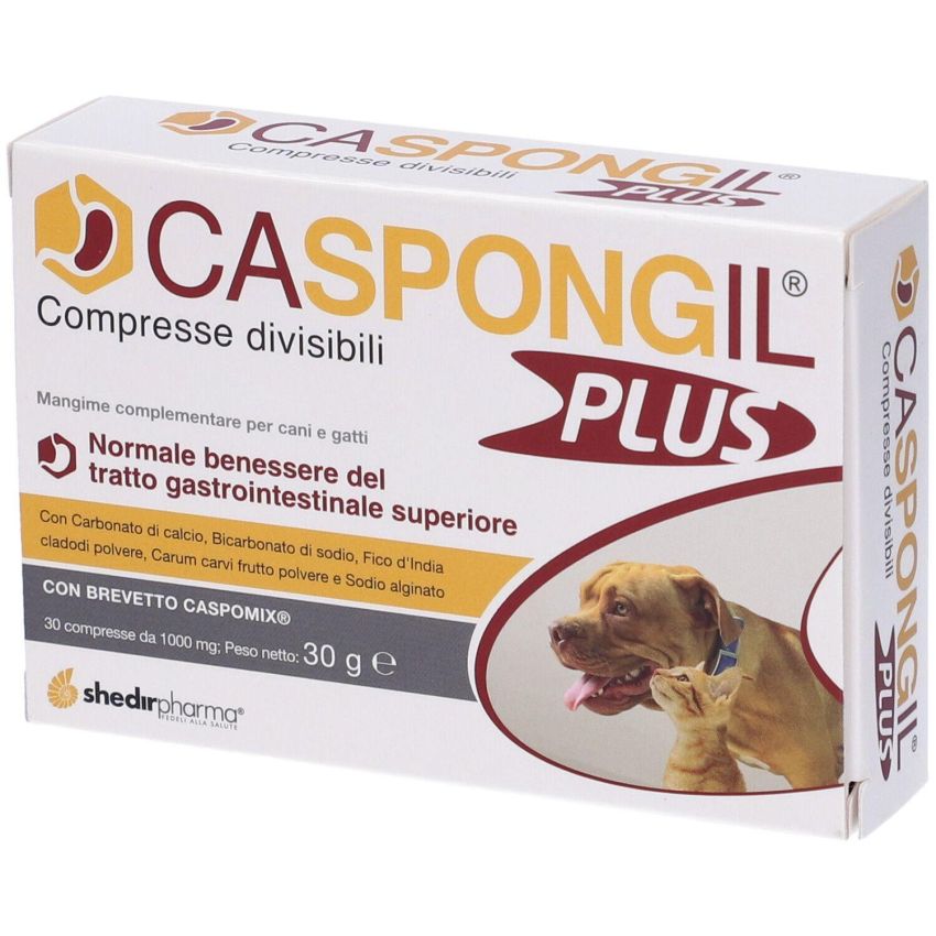 Caspongil Plus: Mangime Complementare Multivitaminico per Cani e Gatti - 30 Compresse
