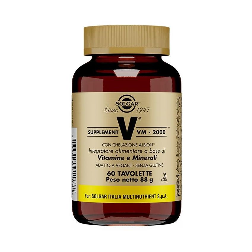 Solgar Supplement VM 2000 - 60 Tavolette