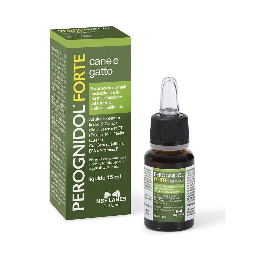 Forte Perognidol Complemento Alimentare per Cani e Gatti, 15ml