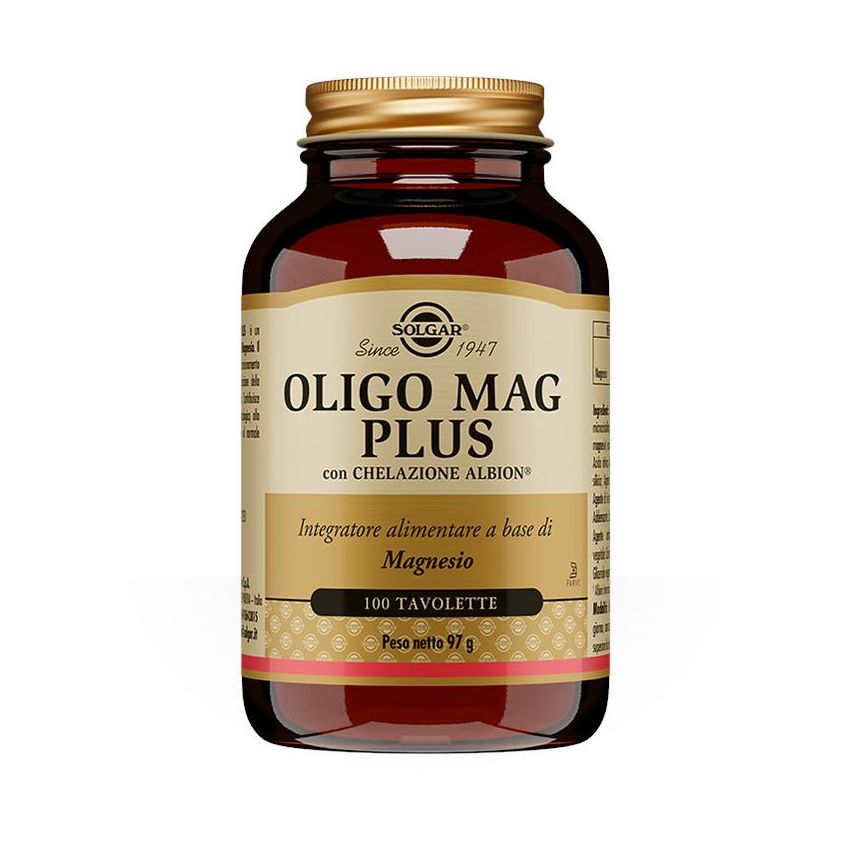 Solgar Oligo Mag Plus - Confezione da 100 Tavolette