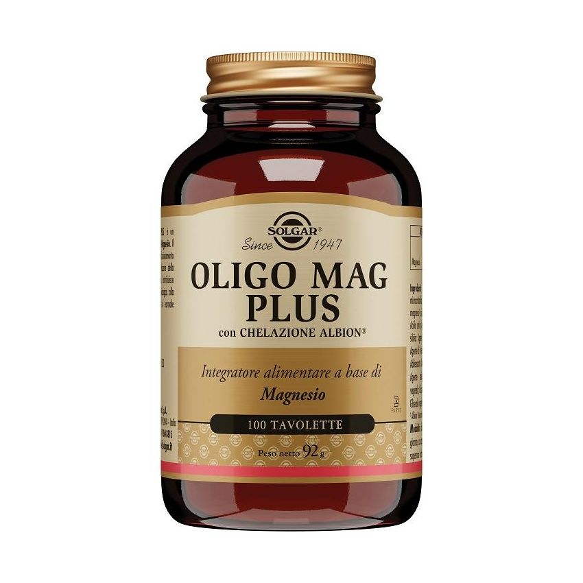Solgar Oligo Mag Plus - Confezione da 100 Tavolette