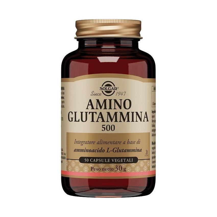 Solgar Vegetarian Glutamine Amino Acid 500mg - 50 Capsule