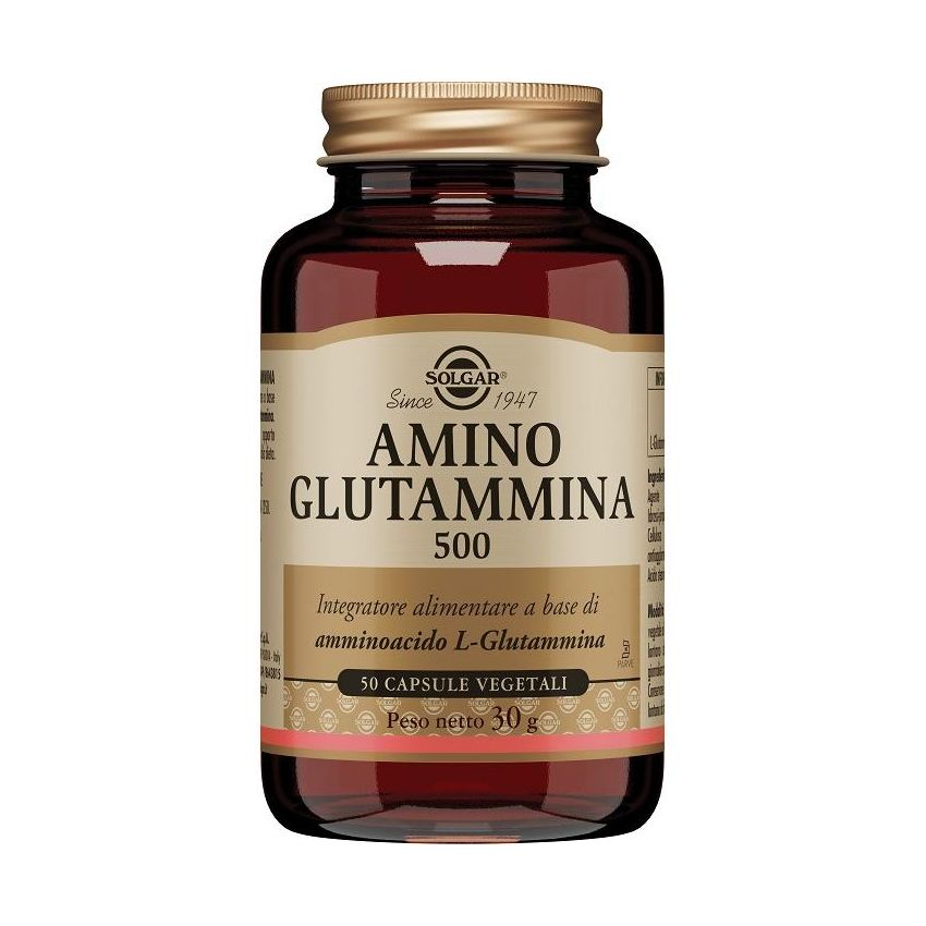 Solgar Vegetarian Glutamine Amino Acid 500mg - 50 Capsule