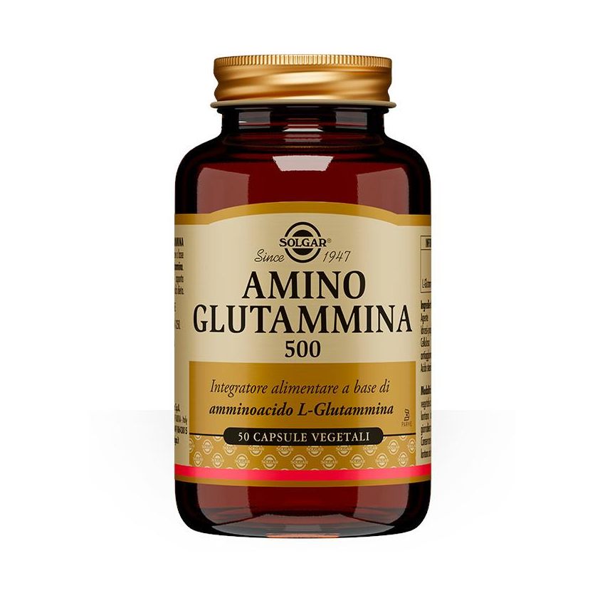 Solgar Vegetarian Glutamine Amino Acid 500mg - 50 Capsule
