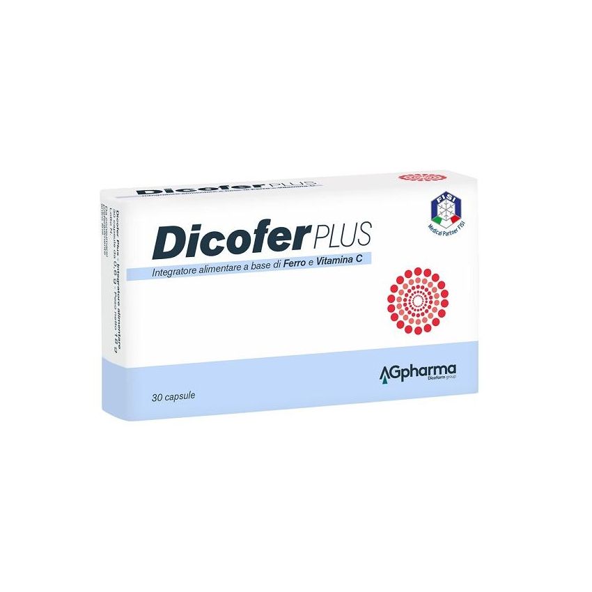 Dicofer Plus - Supplemento di Ferro con 30 Capsule