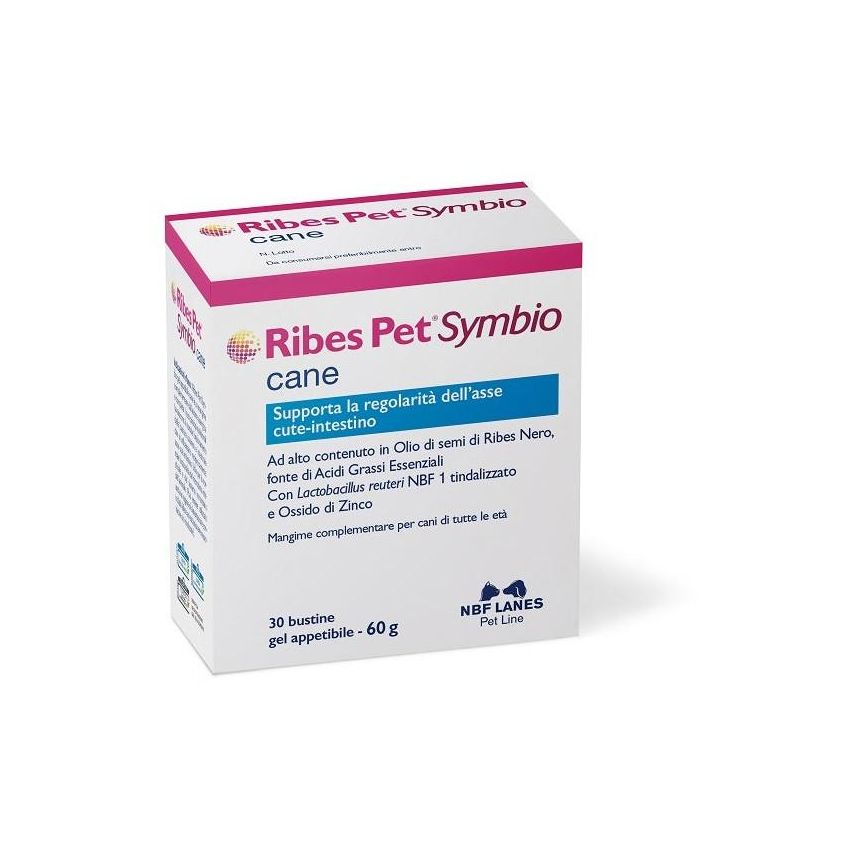 Ribes Pet Symbio Cane - 30 Bustine Pre-dosate per la Salute del Tuo Cane