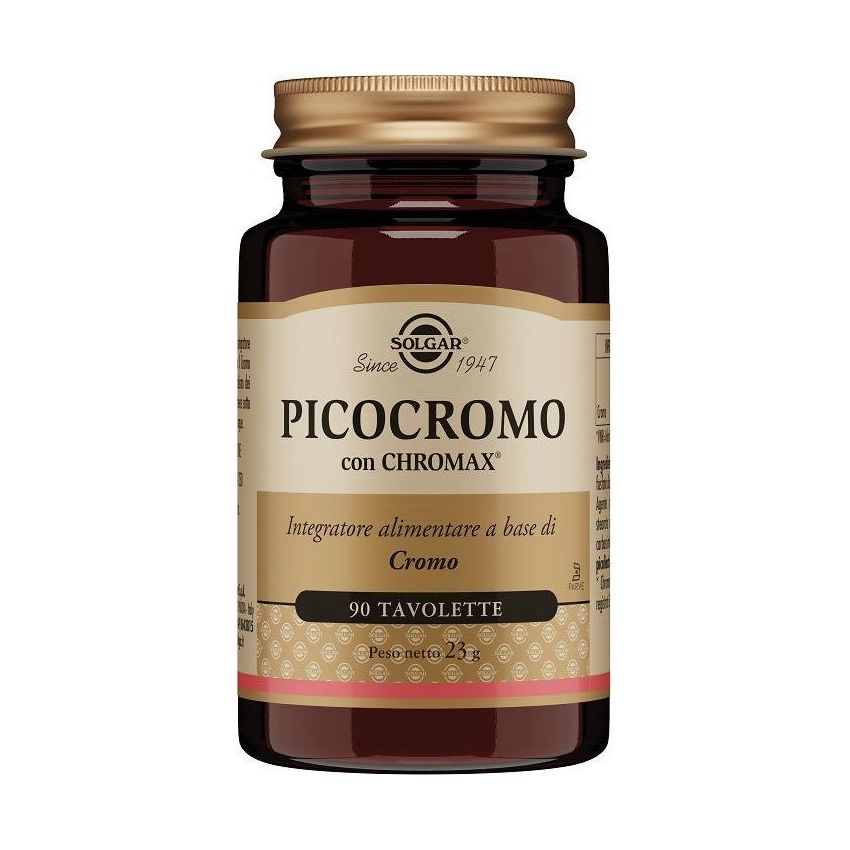 Solgar Picocromo - Integratore Alimentare, 90 Tavolette