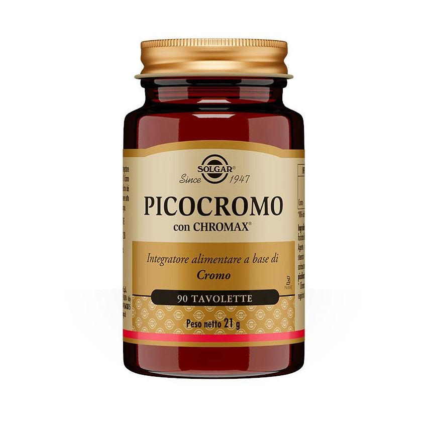 Solgar Picocromo - Integratore Alimentare, 90 Tavolette