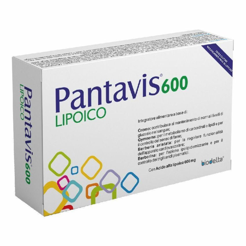 Pantavis 600 mg Compresse Lipoiche - Confezione da 30