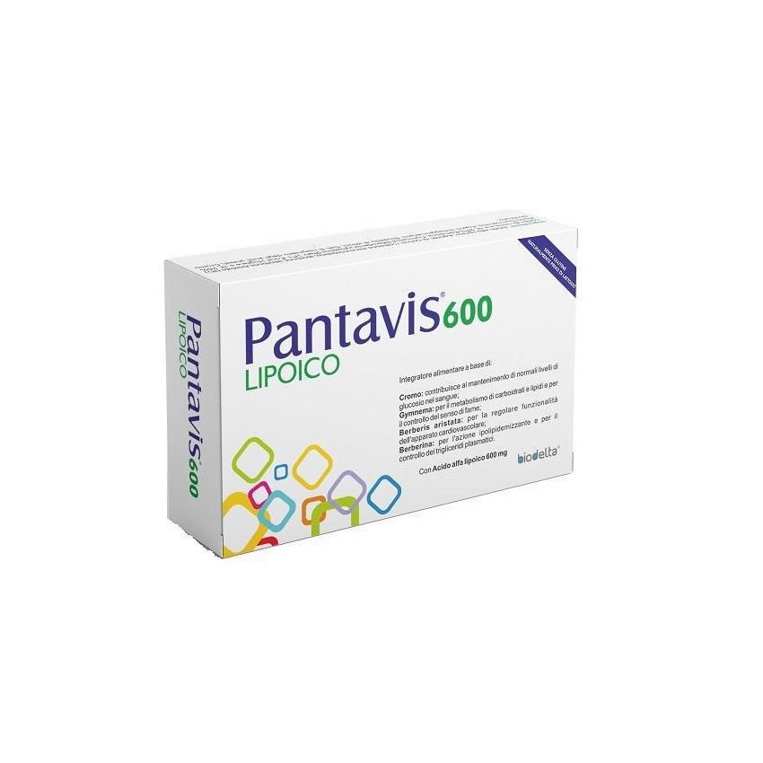 Pantavis 600 mg Compresse Lipoiche - Confezione da 30