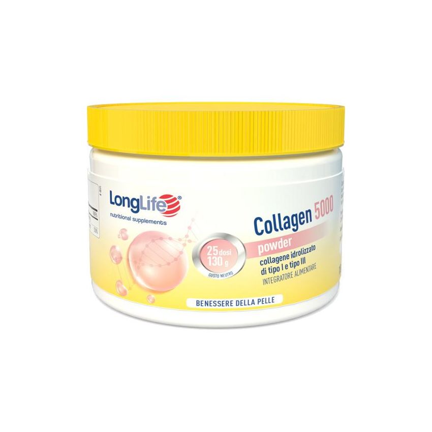 Longlife Premium Collagen 5000 - Polvere Formula Avanzata, 150g