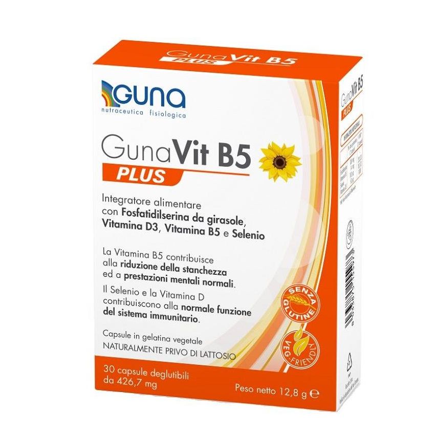 Gunavit B5 Plus Supplemento Vitamine - 30 Capsule