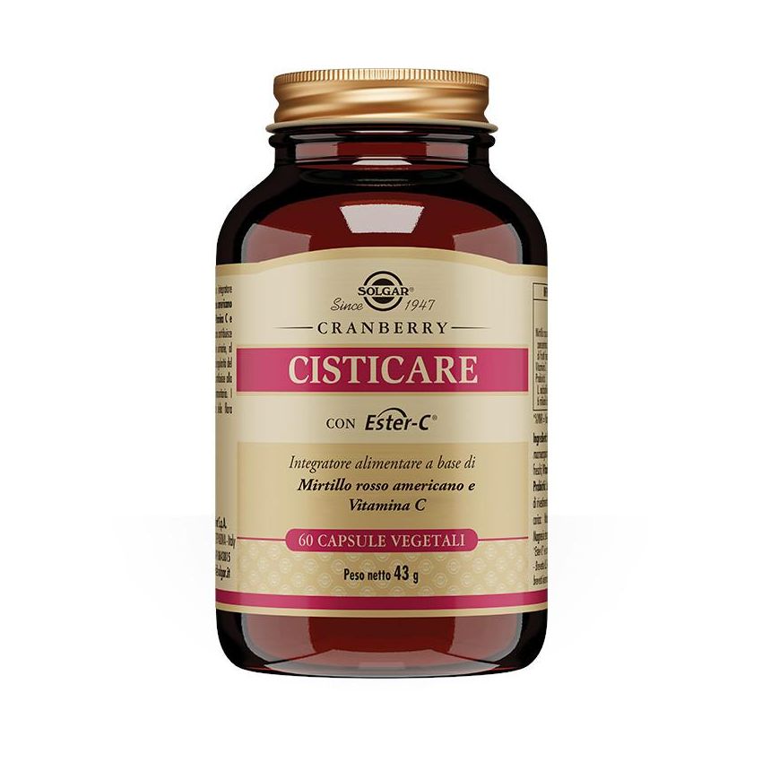 Solgar Cisticare - Integratore per la Salute del Rene, 60 Capsule