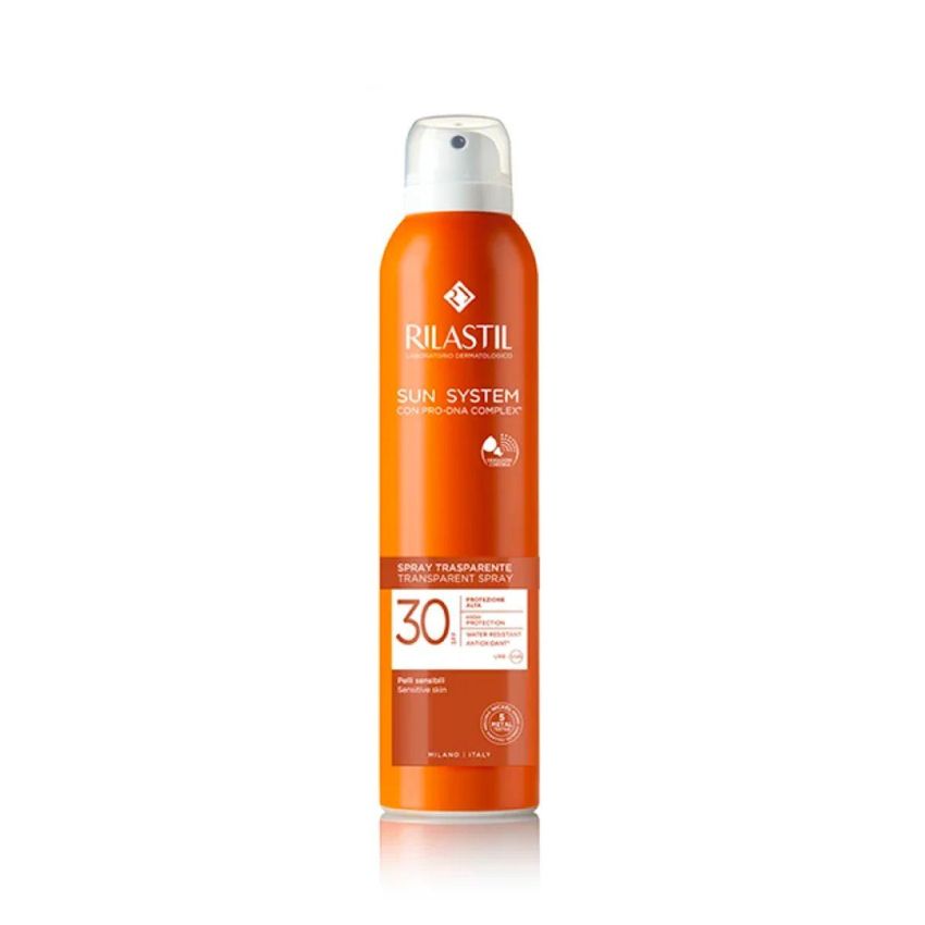 Rilastil Sun System Spray Solare Trasparente SPF 30 per il Corpo 200ml